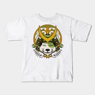 Samurai Neko Kids T-Shirt